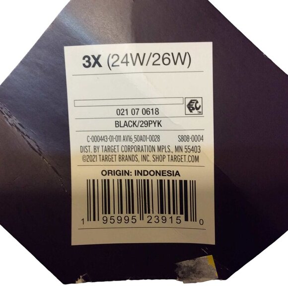 Ava and Viv 3X Black Women Short sku2 - Picture 4 of 7